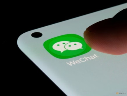 FILE PHOTO: WeChat app is seen on a smartphone in this illustration taken, July 13, 2021. REUTERS/Dado Ruvic/Illustration/File photo